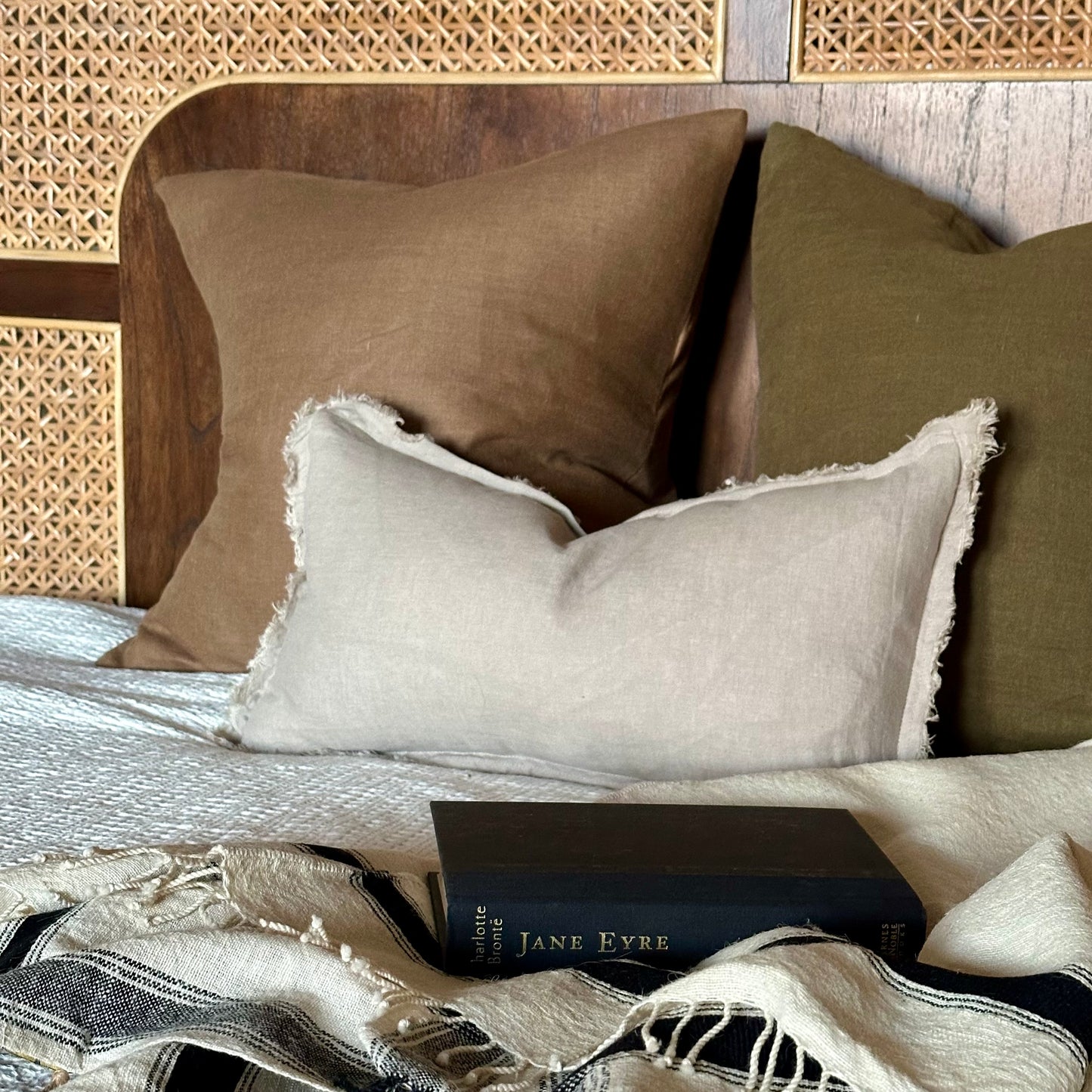 Linen Lumbar Pillow | Natural