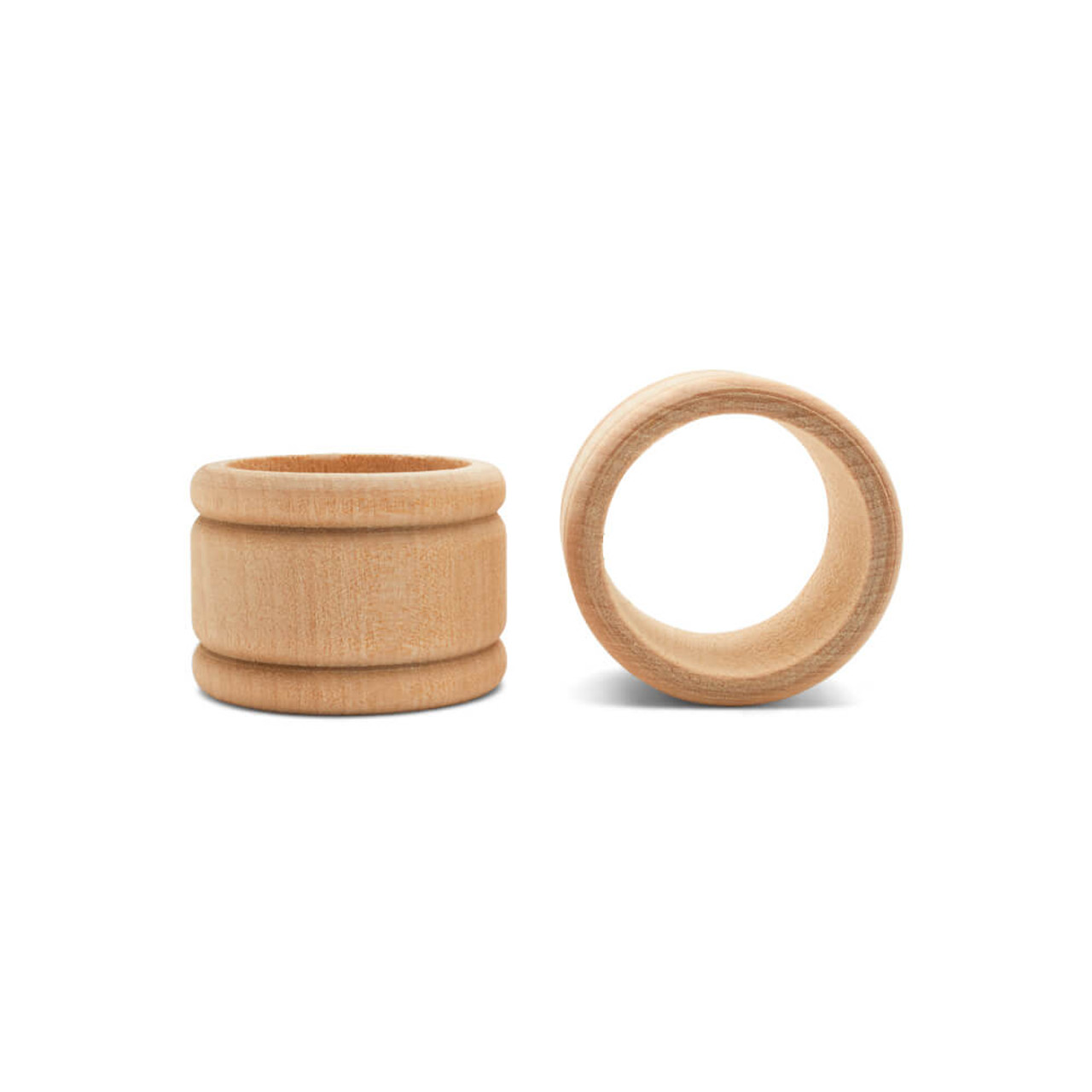 Wooden Napkin Ring | Knurled