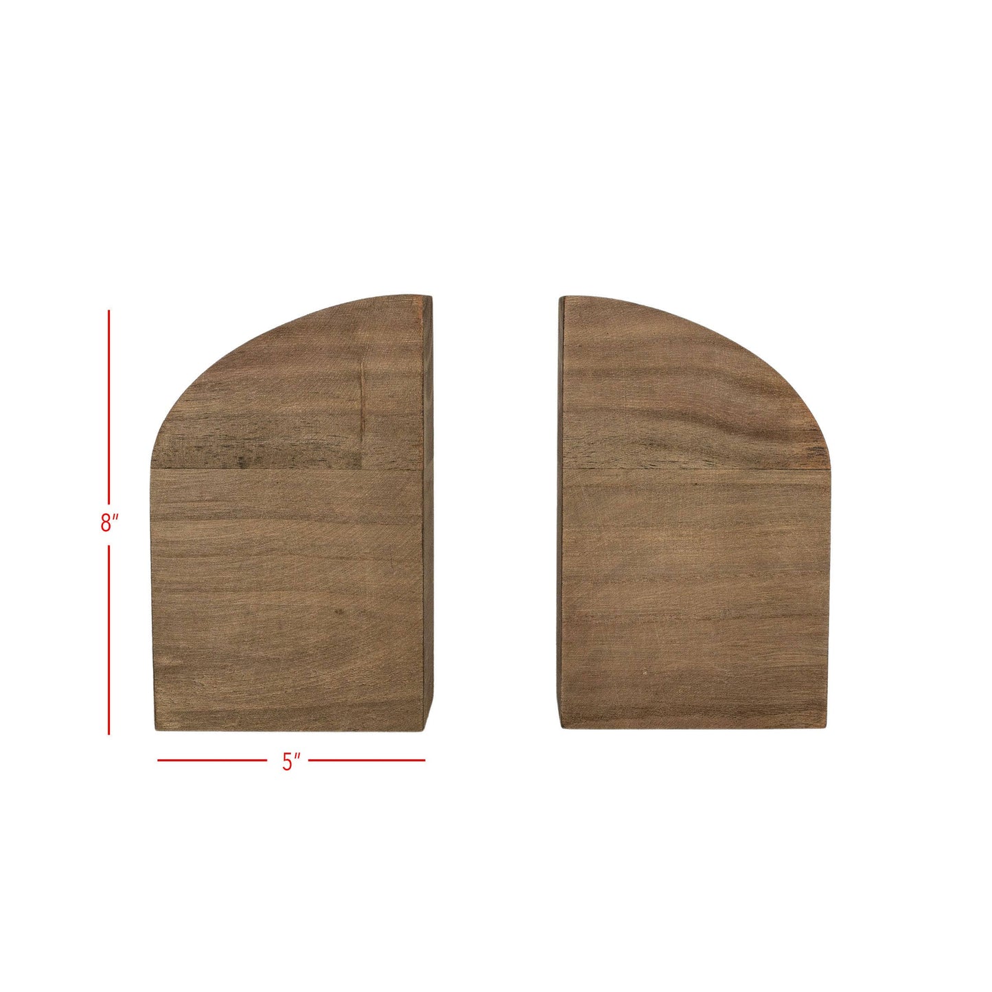 Wood Bookends | Set of 2