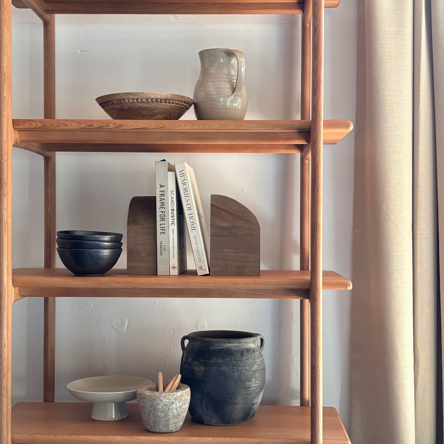 Wood Bookends | Set of 2