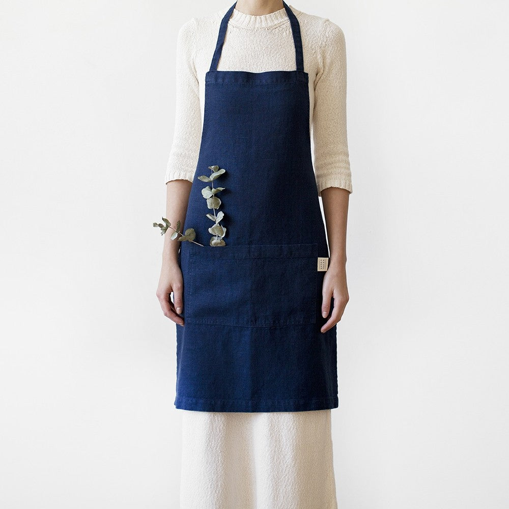 Linen Apron | Navy
