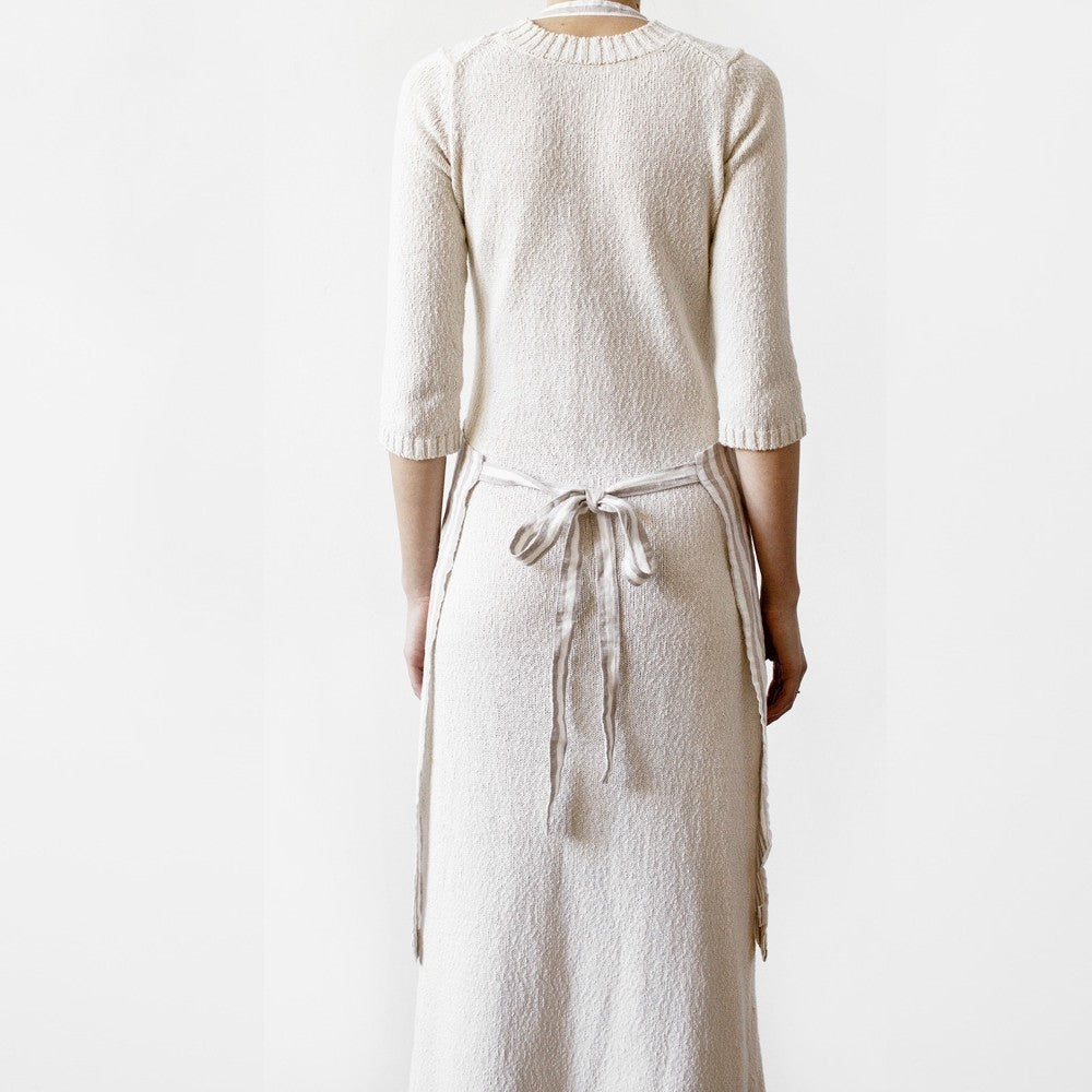 Linen Apron | Natural Stripe