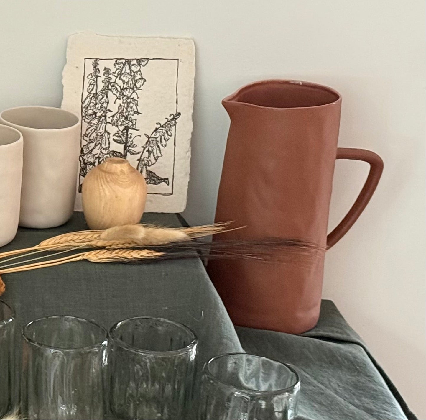 Tam Terracotta Pitcher