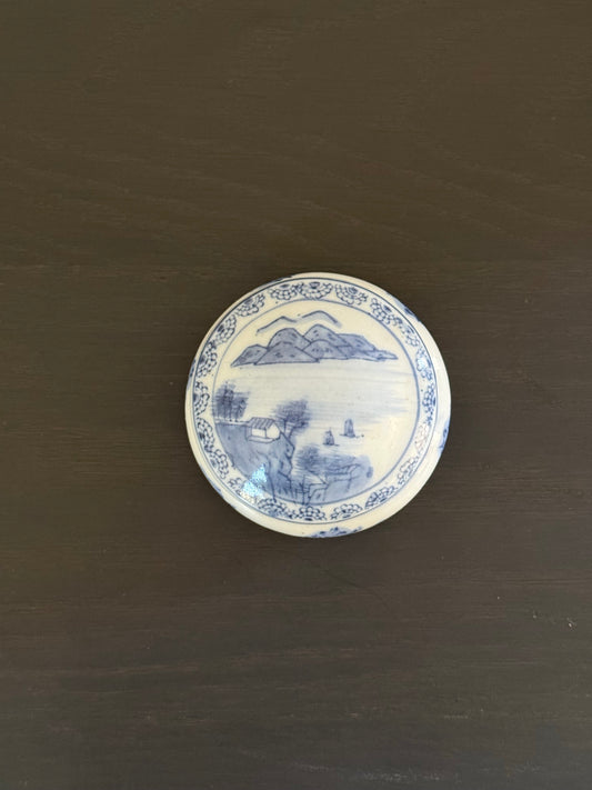 Antique Porcelain Jewelry Vessel