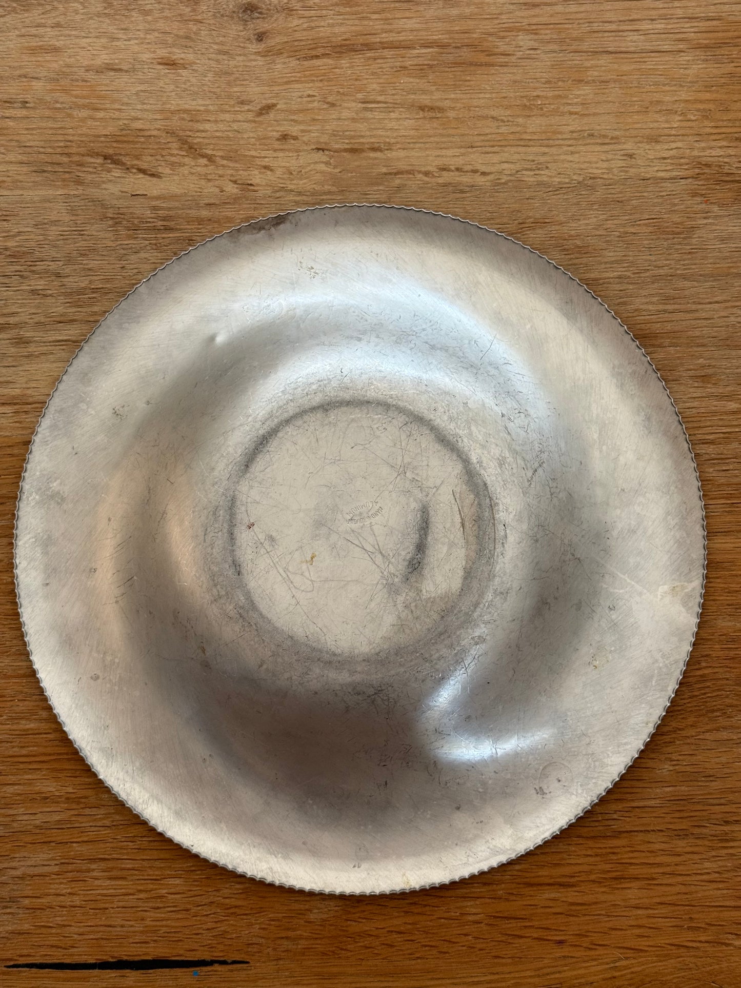 Vintage Aluminum Dish
