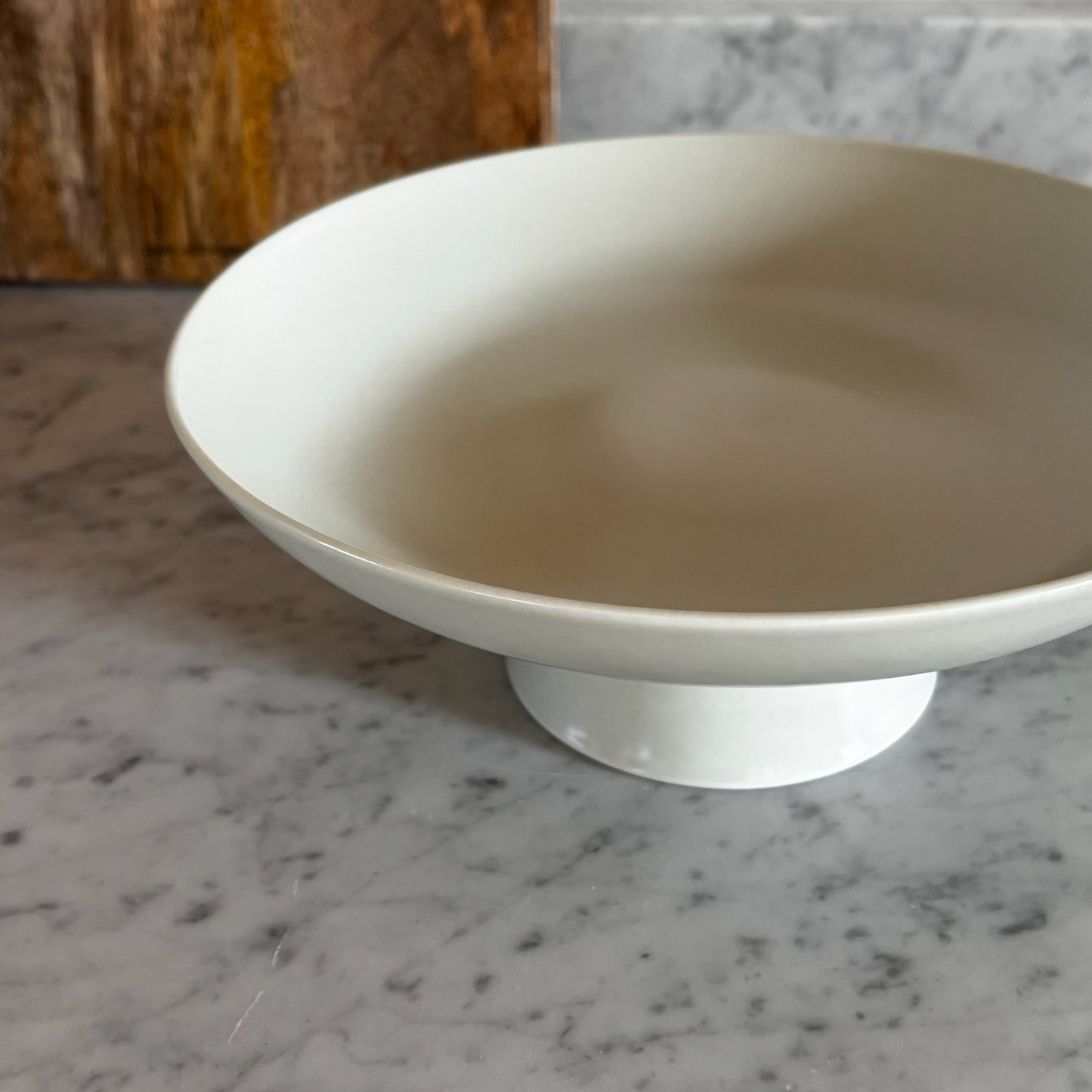 Pedestal Bowl | White