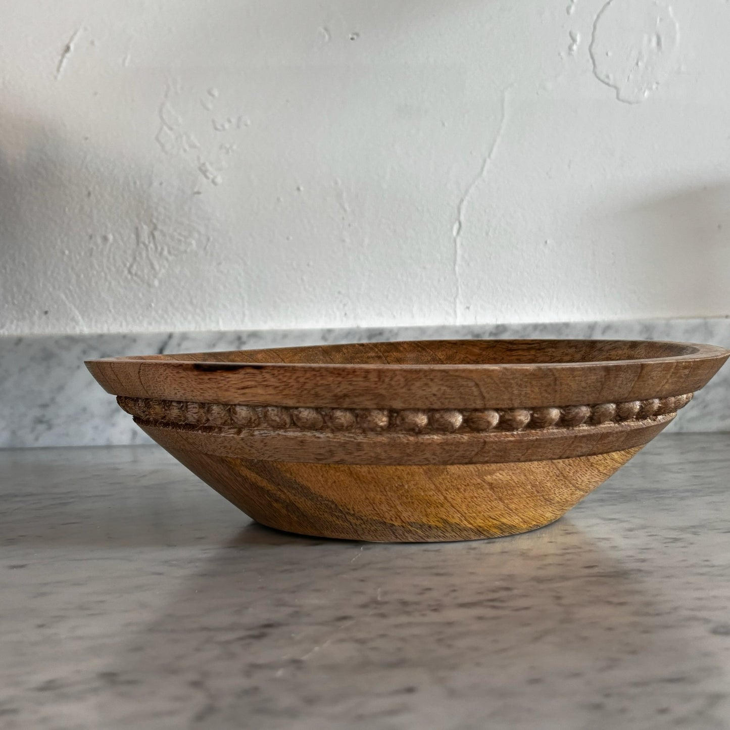 Carved Wood Bowl