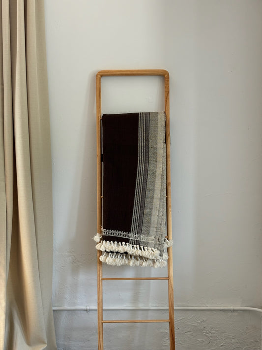 Espresso Wool Blanket
