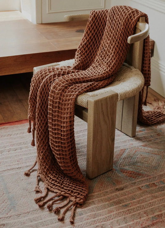 Weave Throw | Brick