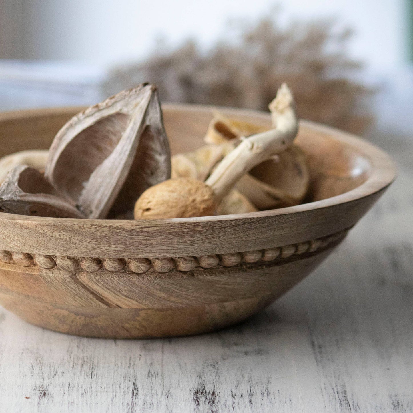 Carved Wood Bowl